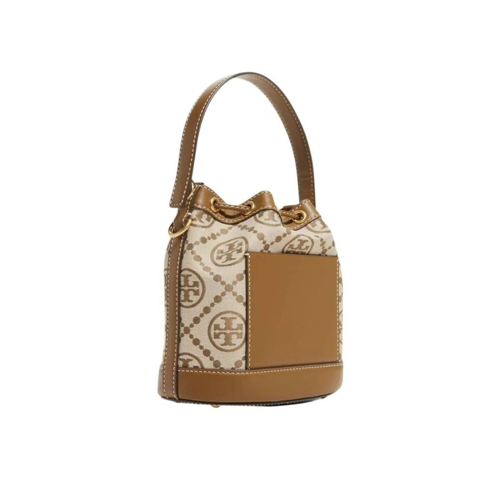 T Monogram Jacquard Bucket Bag